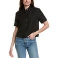 thumbnail image 1 of Theory womens  Boxy Linen Top, p, 1 of 3