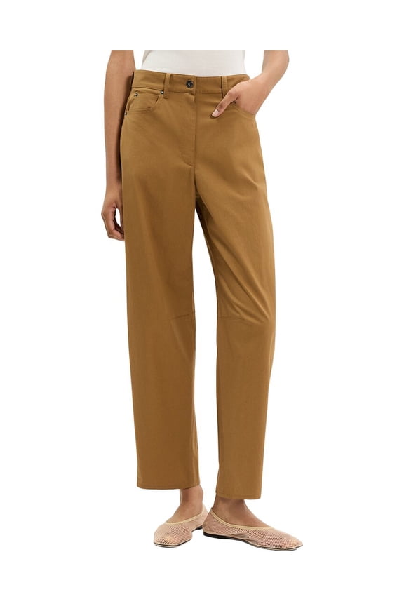 womens  Chino Drop Curve Pant, 10, Orange