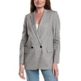 thumbnail image 1 of Theory womens  Double Breasted Oversized Boy Jacket, 0, 1 of 3