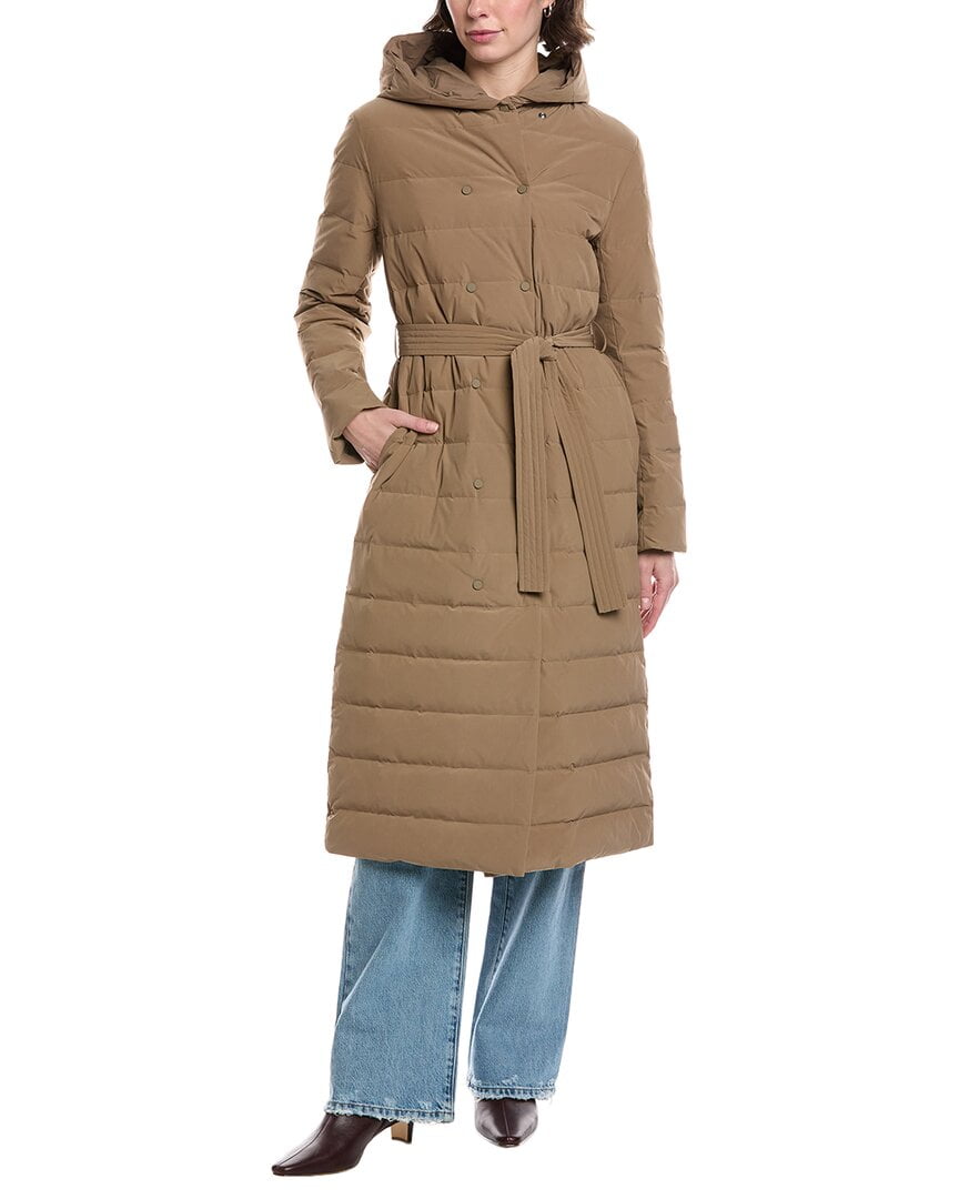 Theory womens Double Puffer, l, Brown - Walmart.com