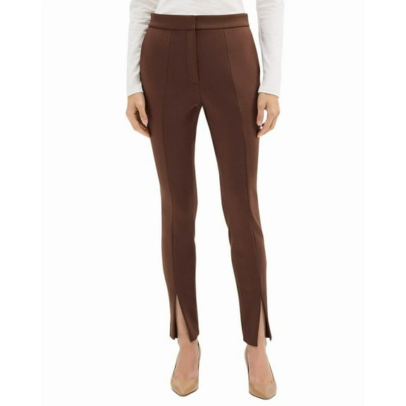 Theory womens  High-Waisted Slim Slit Pant, 2