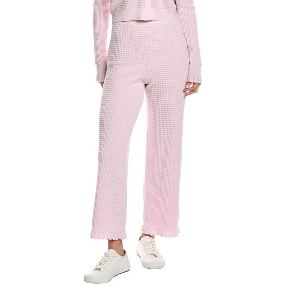 Theory womens Lace Trim Pant, s, Pink