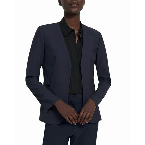 Theory womens Lindrayia Blazer, 10, Black
