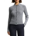 thumbnail image 1 of Theory womens  Marl Rib Cardigan, s, 1 of 3