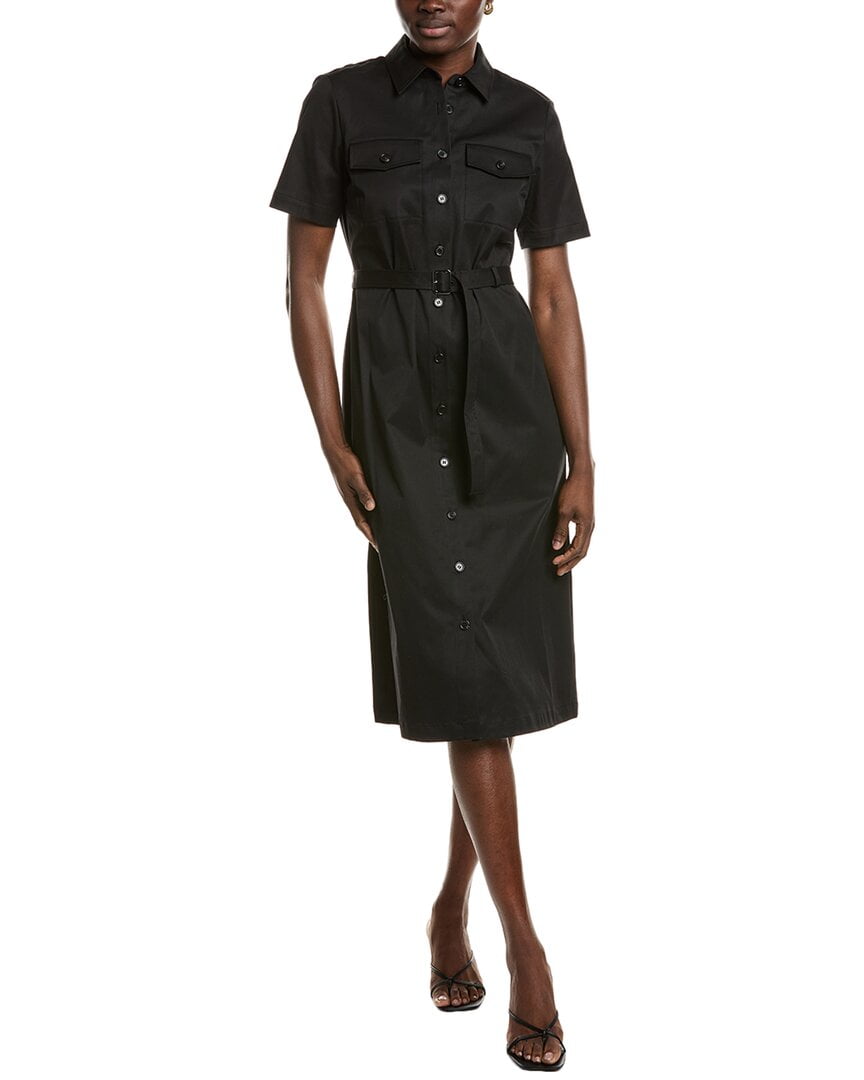 Theory womens Midi Dress, 4, Black - Walmart Business Supplies