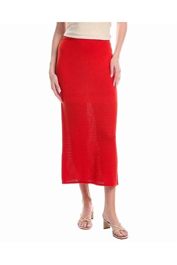 womens Open Stitch Skirt, l