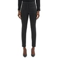 thumbnail image 1 of Theory womens  Ponte Zip Pant, 4, Black, 1 of 3
