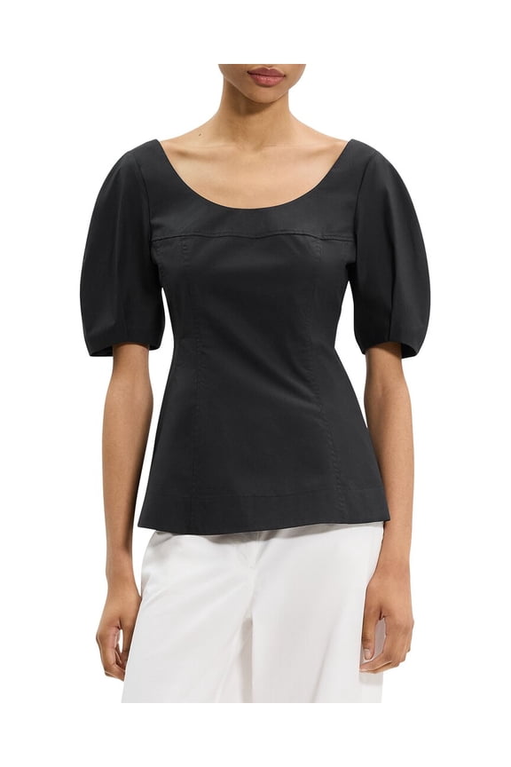 womens  Puff Sleeve Blouse, 00