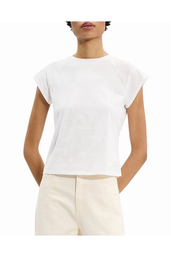 womens Raglan Cap Sleeve T-Shirt, l