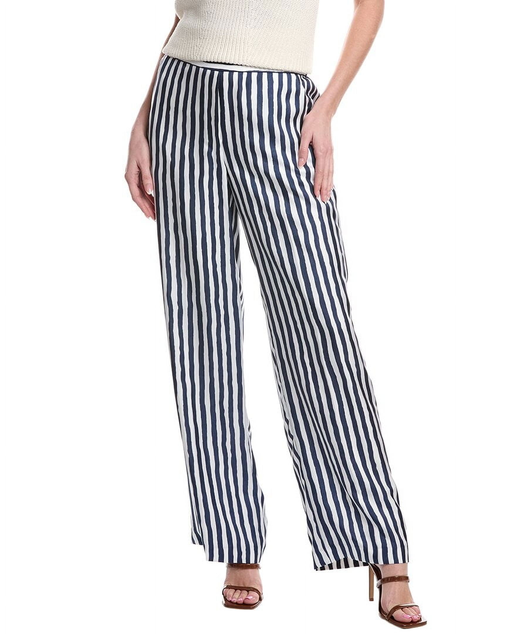 Theory womens Relax Silk Pant, 4, Blue - Walmart.com display picture 1