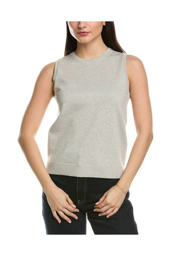 womens Relaxed Shell Sweater, m, Grey