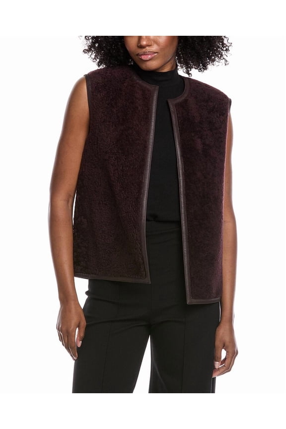 womens Shearling Vest, p