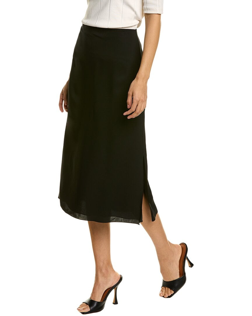 『theory』silk skirt Theory womens Double Vent Silk Slip Skirt, 8 - Walmart.com