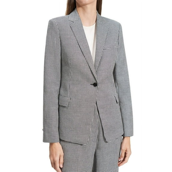 Theory womens Slim Fit Linen-Blend Blazer, 00