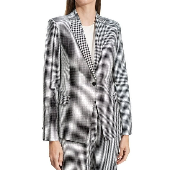 Theory womens  Slim Fit Linen-Blend Blazer, 4