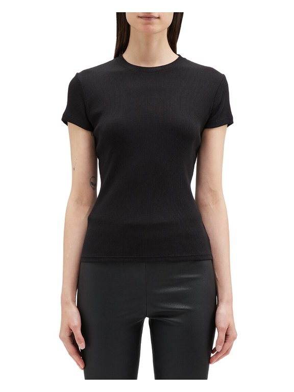 womens Tiny T-Shirt, p, Black
