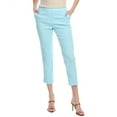 thumbnail image 1 of Theory womens  Treeca Linen-Blend Pull On Pant, 8, Blue, 1 of 3