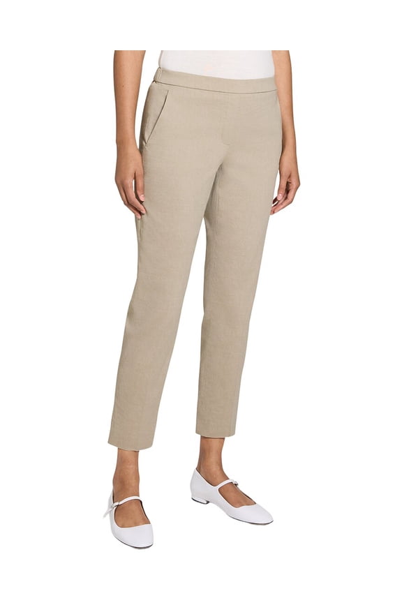 womens  Treeca Pull On Linen-Blend Pant, 2