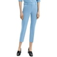 thumbnail image 1 of Theory womens  Treeca Wool-Blend Suiting Pant, 8, Blue, 1 of 3