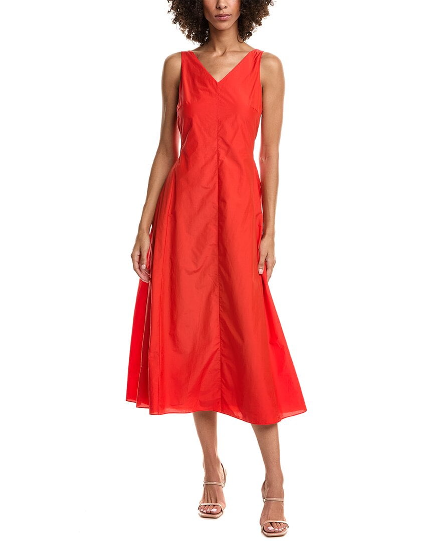 red off the shoulder ruffle dress Off-Shoulder Ruffle Knit Dress main image 0