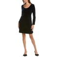 thumbnail image 1 of Theory womens  Velour Shift Dress, 0, Blue, 1 of 3