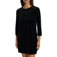 thumbnail image 1 of Theory womens  Velvet Quarter-Sleve Dress, 2, 1 of 3