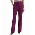 thumbnail image 1 of Theory womens  Wool-Blend High Waisted Demitria Pant, 2, Purple, 1 of 3