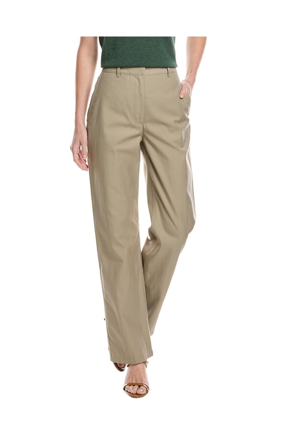 womens  Wool-Blend Pant, 0, Gray