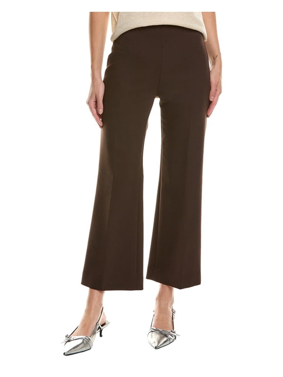 womens Wool-Blend Stretch Kick Pant, 14, Brown
