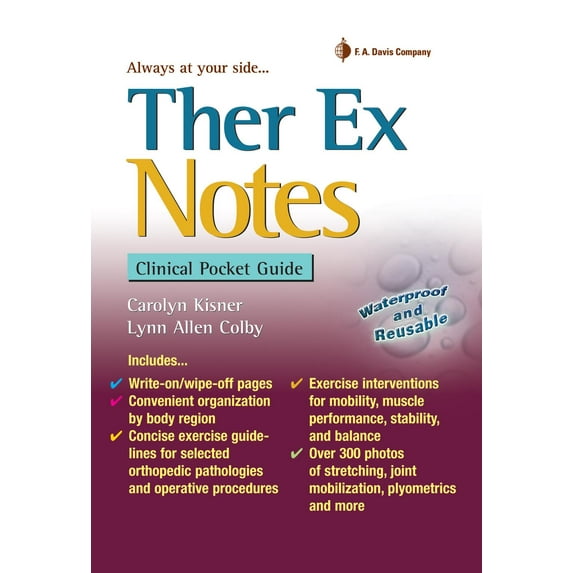 Davis's Notes: Ther Ex Notes: Clinical Pocket Guide (Other)
