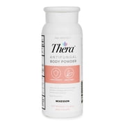 Thera Antifungal Body Powder for Athletes Foot, Ringworm - 3 oz, 12 Count