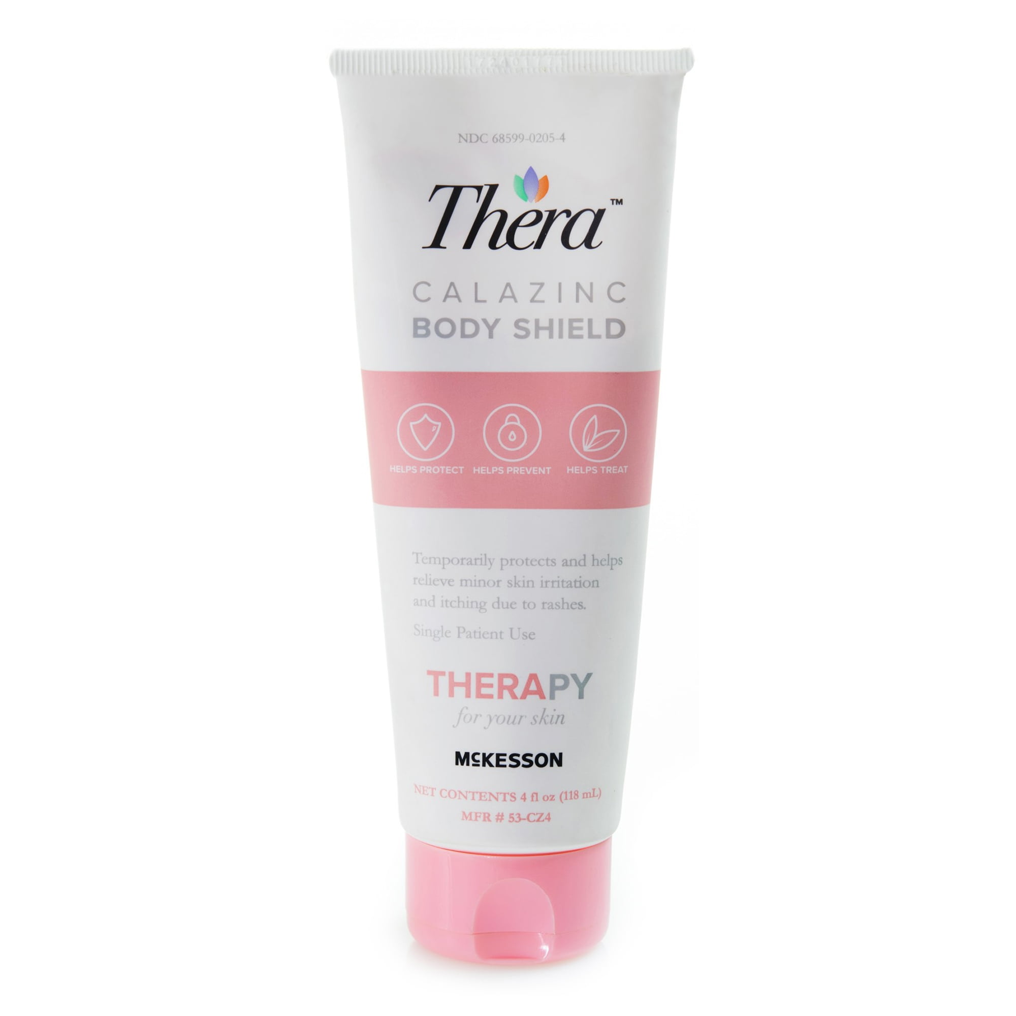 Thera Calazinc Body Shield Skin Cream for Dry, Chafing, Itchy Skin - 4 oz, 1 Ct