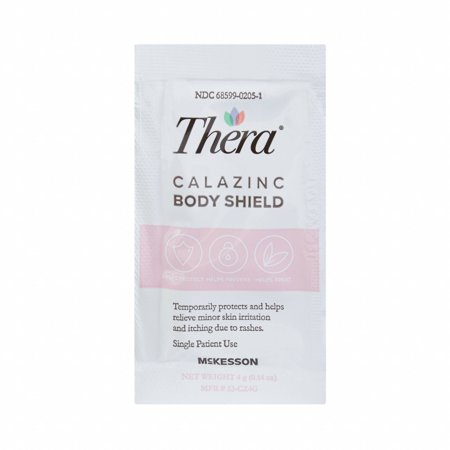 Thera Calazinc Body Shield Skin Cream for Dry, Itchy Skin - 4 gm Packet, 864 Ct