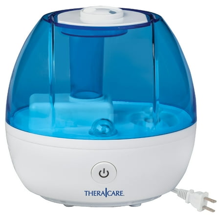 Thera|Care Cool Mist Ultrasonic Humidifier | For Medium Size Rooms | No Filter Required | 16 Hour Run Time