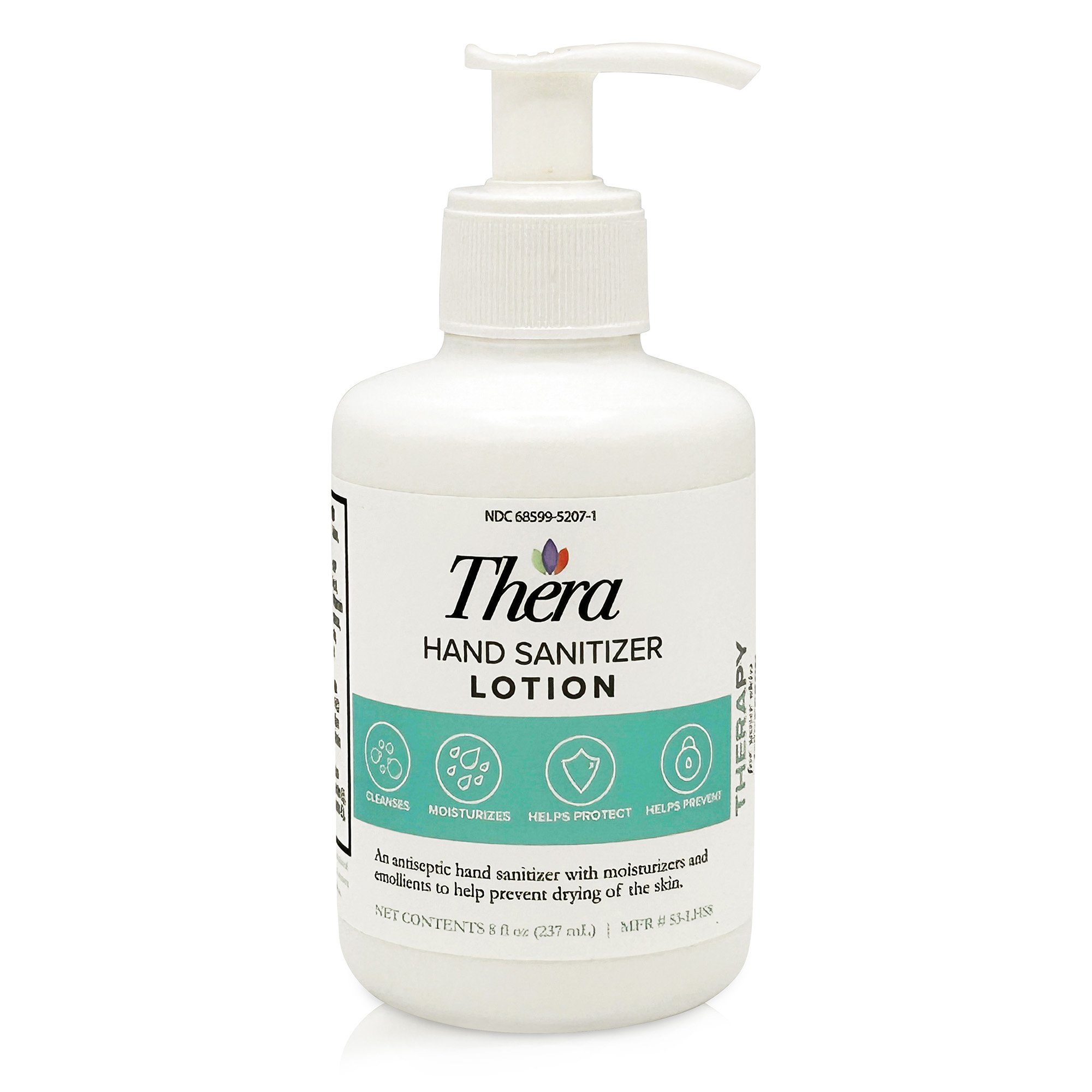 Thera Ethanol Scented Hand Sanitizer 8 oz. Pump Bottle 12 Ct