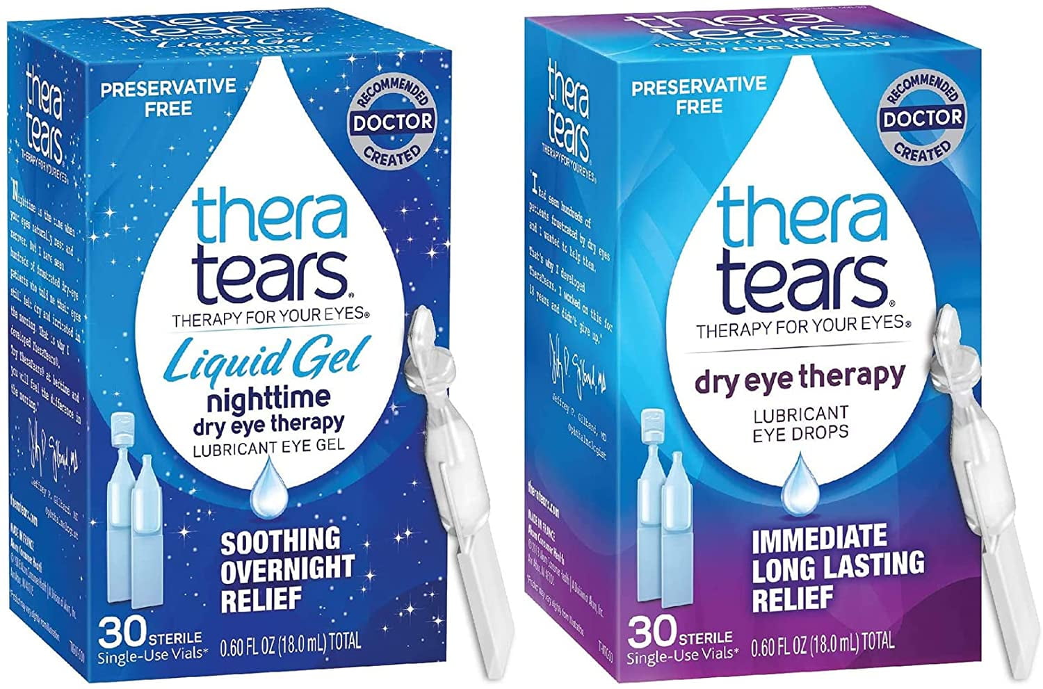 Tera eyes テラアイズ Thera Tears Hydrating Overnight Treatment, Dry Eye Therapy