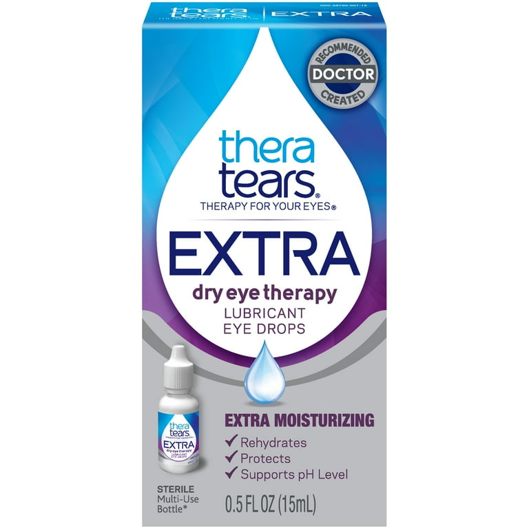 Thera Tears Extra Dry Eye Therapy Soothing Lubricating Rewetting