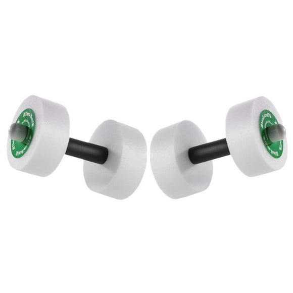 THERABAND Aquatic Hand Bar, Green, Medium, Intermediate, Set of 2
