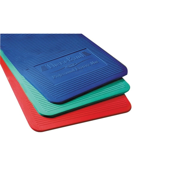 TheraBand Exercise Mat, 40" x 75" x 0.6", Green