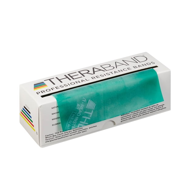 TheraBand Exercise Resistance Band Green Heavy Resistance 5" x 6 Yd 10-1002, 1 Each