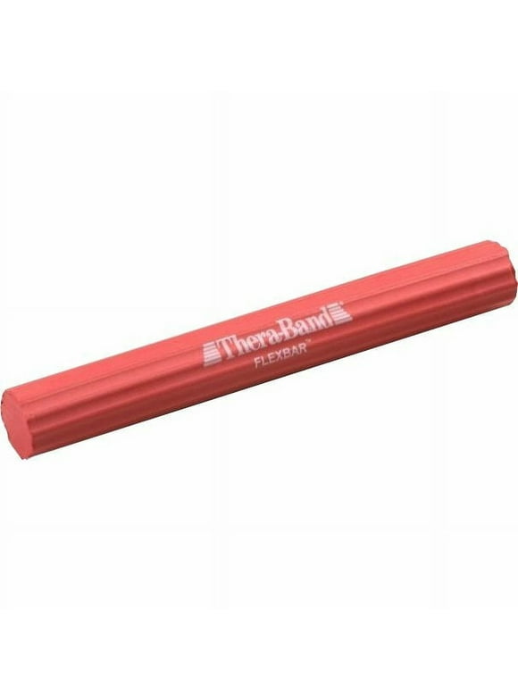 TheraBand FlexBar Resistance Bar, Red, Light, Beginner Level 2