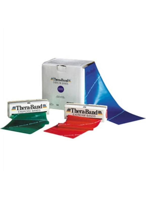 TheraBand Professional Latex Resistance Bands, 6 Yard Roll, Tan, Extra Thin, Beginner Level 1