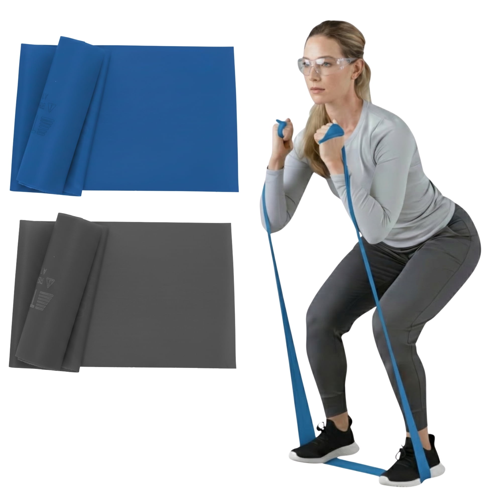 THERABAND Advanced Resistance Bands Set, 3 Pack, Non-Latex