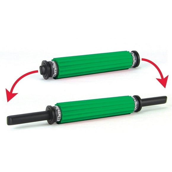 TheraBand Roller Massager +, Portable Muscle Rolling Stick with Retractable Handles