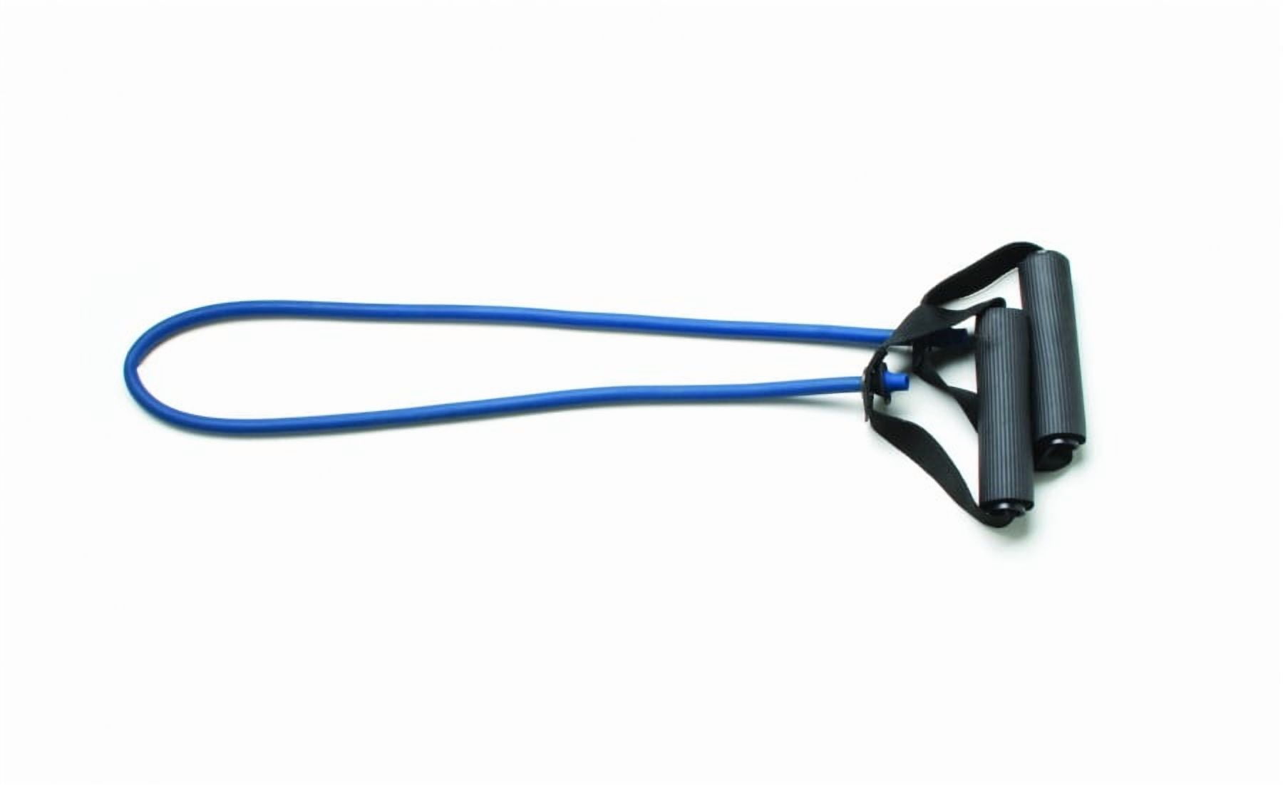 CanDo Tubing with Handles Exerciser - 36" - Blue - heavy