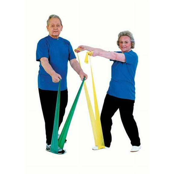 TheraBand latex-free exercise band, black, 25 yard