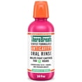 thumbnail interactive-video image 1 of TheraBreath Anticavity Alcohol-Free Mouthwash, Mouthrinse with Fluoride, Sparkle Mint, 16 fl oz, 1 of 16