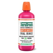 TheraBreath Anticavity Fluoride Mouthwash, Sparkle Mint, Dentist Formulated,  1 Liter