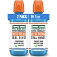 thumbnail image 1 of TheraBreath Fresh Breath Oral Rinse, Icy Mint Flavor, Alcohol Free & Non-Burning, 16 fl oz (2 Pack), 1 of 12