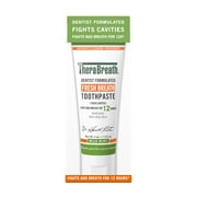 TheraBreath Dentist Recommended Fresh Breath Toothpaste, 4 oz
